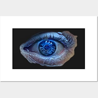 Eye Cropped Style 1 Posters and Art